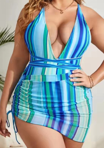 Fashion Sexy Strap Hollow Low Back Women's One-Piece Swimsuit