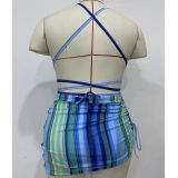 Fashion Sexy Strap Hollow Low Back Women's One-Piece Swimsuit