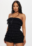 Women summer sexy Strapless Jumpsuit