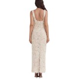 Summer Style Strap Slit Casual Loose Holidays Women's Dress