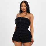 Women summer sexy Strapless Jumpsuit