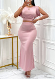 Spring Summer Women's New Skirt Two Piece Set