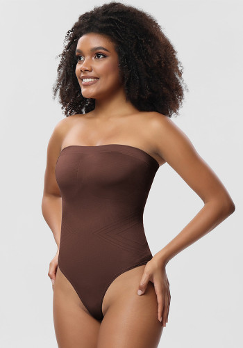 Seamless Tummy Control Butt Lift Body Shaping One-Piece Bodysuit Women's Slimming Clothes