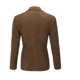 Spring Autumn Corduroy Blazer Casual Men's Jacket