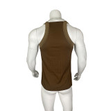 Men Solid Tank Top