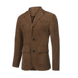 Spring Autumn Corduroy Blazer Casual Men's Jacket