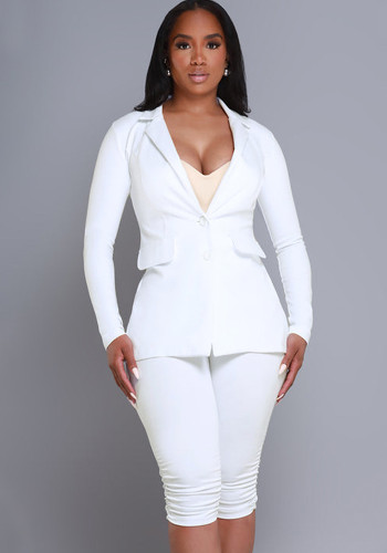 Women Blazer and Shorts two-piece suit