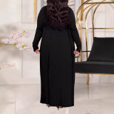 Plus Size Women Casual Ribbed Three-Piece