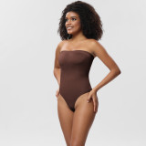 Seamless Tummy Control Butt Lift Body Shaping One-Piece Bodysuit Women's Slimming Clothes