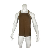 Men Solid Tank Top