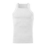 Men Solid Tank Top