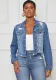 Ripped Tassel Denim Jacket