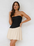 Women's Summer Strapless Casual Dress