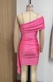 Women Sexy Slash Shoulder Dress