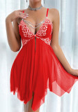 Women Lace Sleep Dress Sexy Lingerie