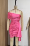 Women Sexy Slash Shoulder Dress