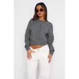 Women Casual Solid Top Sweater