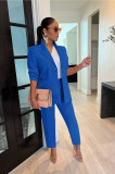 Women Blazer and Pants 2-piece Set