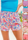 Women Printed Loose Shorts