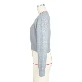 Women Casual Solid Top Sweater