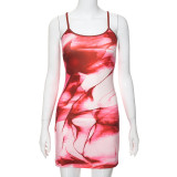 Women printed Bodycon short dress