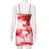 Women printed Bodycon short dress