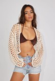 Hollow Fashion Sexy Knitting Women Cardigan