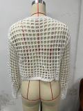 Hollow Fashion Sexy Knitting Women Cardigan