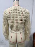 Hollow Fashion Sexy Knitting Women Cardigan