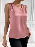 Women's Chic Career Sleeveless Satin Vest Top