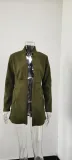 Women Long Sleeve Pocket Jacket