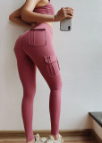 Women Cargo Sports Running Fitness Yoga Pants