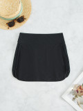 women one-piece sexy beach cover skirt swimsuit