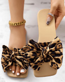 Casual Plus Size Women's Bowknot Beach Sandals