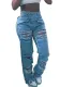 Women's Spring Summer Casual Ripped Denim trousers