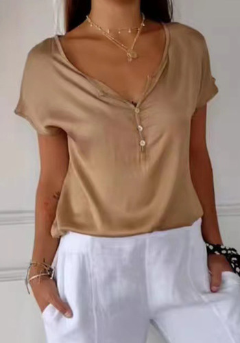 Women summer loose casual short-sleeved Top