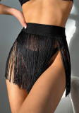 Women fringe beach swim shorts Holidays bikini swim skirt