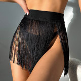 Women fringe beach swim shorts Holidays bikini swim skirt