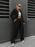 Women Casual hooded Top and Pants two-piece set