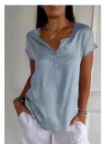 Women summer loose casual short-sleeved Top