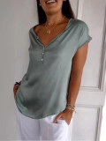 Women summer loose casual short-sleeved Top