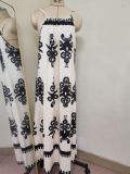 Women Print Strap Dress