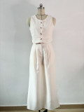 Women Summer Vest and Pants Two-piece Set