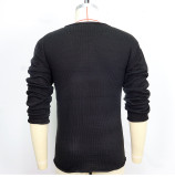 Men's Knitting V-neck Top