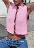 Women Knitting Vest Top