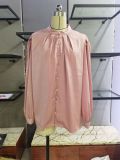 Women's Shirt Spring Elegant Solid Color Long Sleeve Button Loose Women's Top