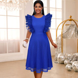 Women Formal Party Mesh Elegant Dress