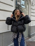 Women Winter Style Street Hooded Padding Jacket