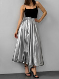 Autumn Fashion Women's High Waist Balloon Long Skirt