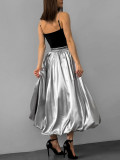 Autumn Fashion Women's High Waist Balloon Long Skirt